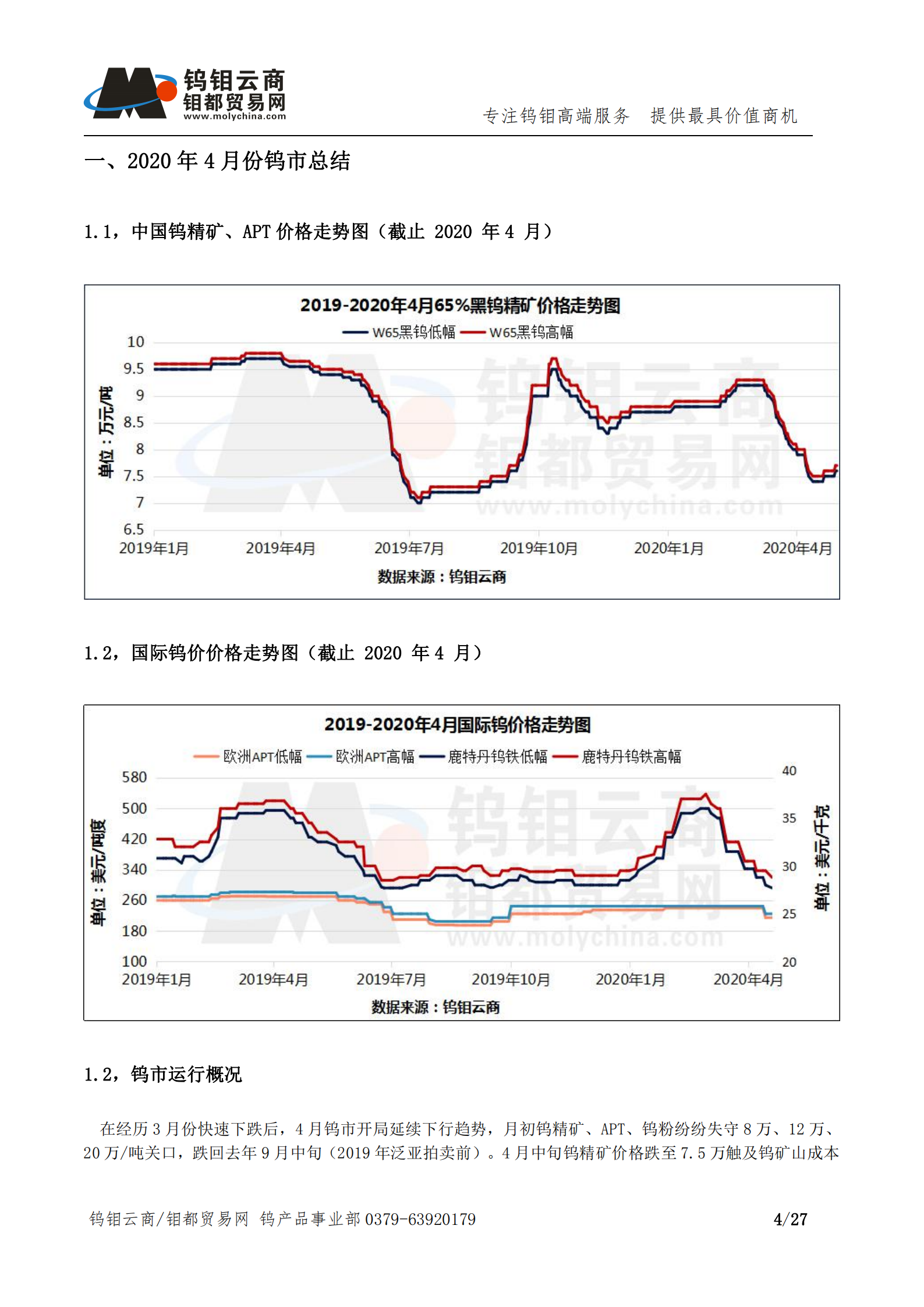 钨钼云商-钨产业月报202004期（2020年4月刊）_03.png