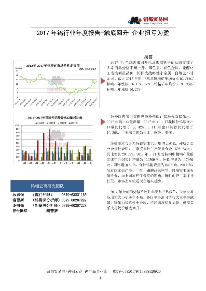 钼都贸易网2017年钨行业年度报告(全文)_00.jpg